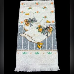 Vintage Regel Duck design country kitchen towel